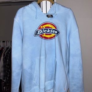 Dickies hand dyed Carolina blue hoody